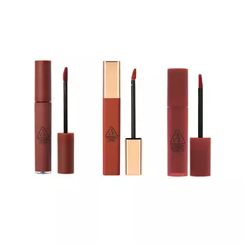 3CE Набор: Тинт Velvet Lip Tint + Cloud Lip Tint + Blurring Liquid Lip