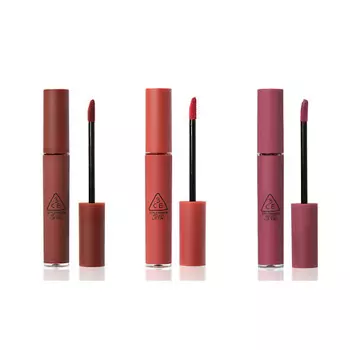3CE Набор тинтов для губ с матовым финишем Velvet Lip Tint