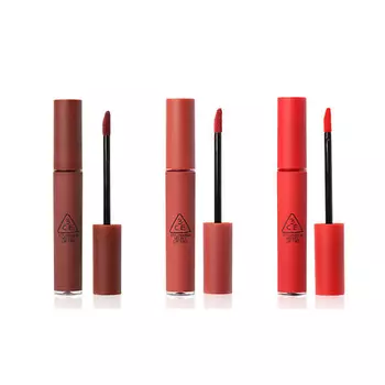 3CE Набор тинтов для губ с матовым финишем Velvet Lip Tint