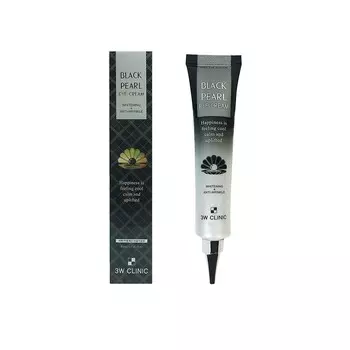 3W CLINIC Крем для глаз "Black pearl Eye Cream Whitening&amp;Anti-Wrinkle"