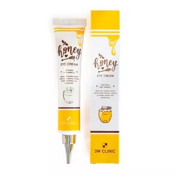 3W CLINIC Крем для глаз, с медом "HONEY eye cream"