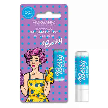 4ORGANIC Бальзам для губ Berry KAWAII 1.0