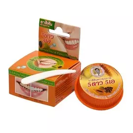 5 STAR COSMETIC Травяная зубная паста с экстрактом Папайи 25