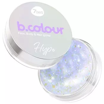 7DAYS Глиттер для лица, тела, волос B.COLOUR