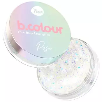 7DAYS Глиттер для лица, тела, волос B.COLOUR