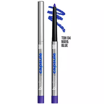 B.COLOUR PROFESSIONAL Карандаш для глаз каял черный гелевый автоматический CAPSULE