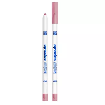 B.COLOUR PROFESSIONAL Карандаш для губ темно-розовый стойкий 2в1 CAPSULE