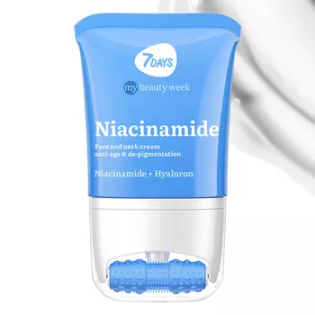 7DAYS Матирующий крем для лица Ниацинамид 10%, массажер