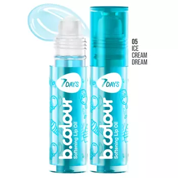7DAYS Блеск для губ прозрачный B.COLOUR ice cream dream