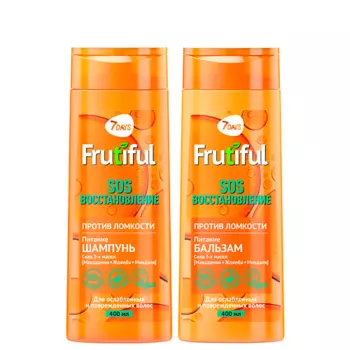 7DAYS Набор шампунь и бальзам для волос SOS восстановление 400.0