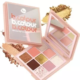 7DAYS Тени для век палетка матовые блестящие нюд