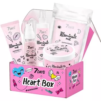 7DAYS Подарочный набор косметики HEART BOX