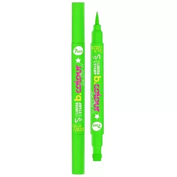 7DAYS Подводка-штамп для макияжа лица и тела оранжевая светящаяся B.COLOUR