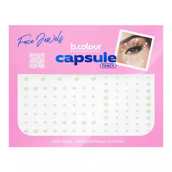 B.COLOUR PROFESSIONAL Стразы для лица и волос самоклеящиеся CAPSULE, Fancy