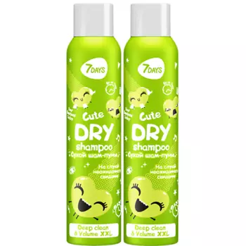 7DAYS Сухой шампунь для волос, набор XXL CUTE