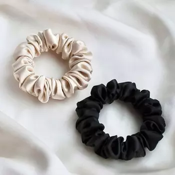 8 HORAS OF SILK Набор из 2 средних резинок для волос