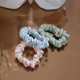 8 HORAS OF SILK Набор из 3 средних резинок для волос