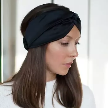 8 HORAS OF SILK Шелковая повязка-чалма для волос Sand