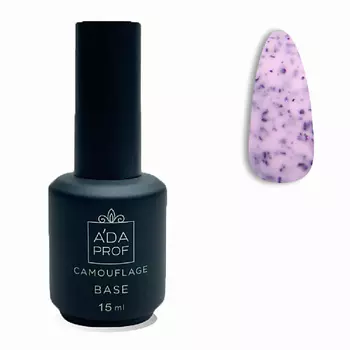 A’DA PROF Каучуковая база с фольгой поталь Rubber Base "Мохито"