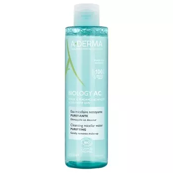 A-DERMA Очищающая мицеллярная вода для проблемной кожи Biology AC
