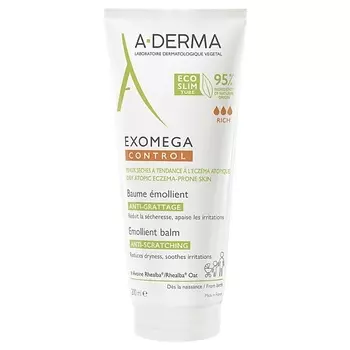 A-DERMA Смягчающий бальзам для тела в стерильной упаковке Exomega Control