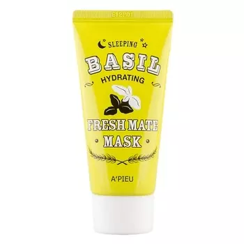 A'PIEU Ночная маска для лица FRESH MATE MASK увлажняющая с экстрактом базилика и баобаба 50.0