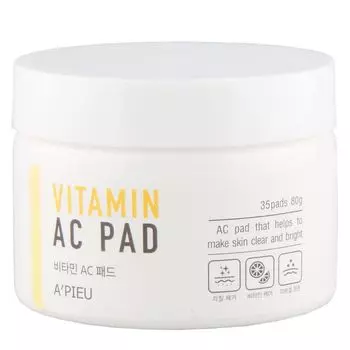 A'PIEU Пилинг-диски для лица с ана и вна-кислотами и 6 витаминами 36