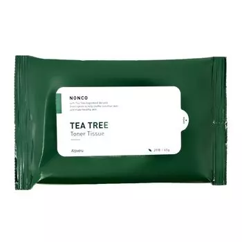 A'PIEU Салфетки для лица NONCO TEA TREE с маслом чайного дерева