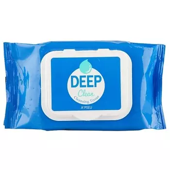 A'PIEU Салфетки для снятия макияжа DEEP CLEAN 25.0