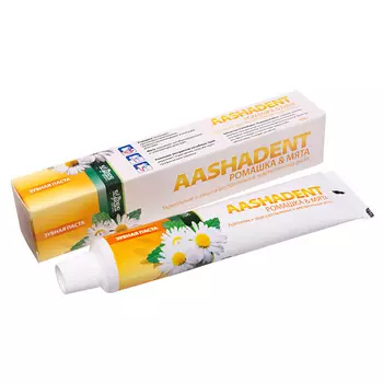 AASHA HERBALS Зубная паста Ромашка-Мята 100