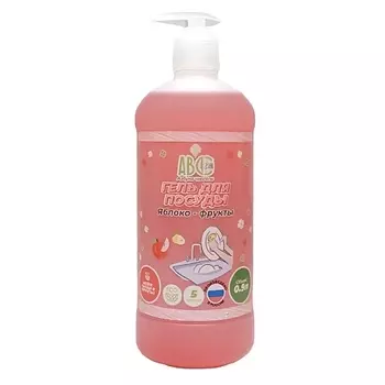 ABCLEAN Гель для мытья посуды Яблоко-фрукты 900.0