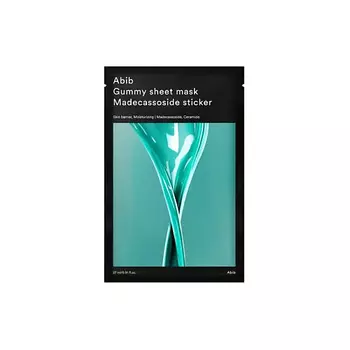 ABIB Гидрогелевая маска Gummy Sheet Mask Madecassoside Sticker