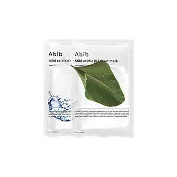 ABIB Тканевые маски Mild Acidic pH Sheet Mask: Aqua Fit & Heartleaf Fit