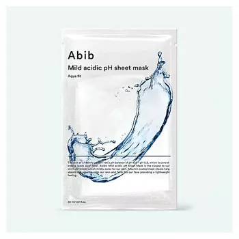 ABIB Увлажняющая тканевая маска Mild Acidic pH Sheet Mask Aqua Fit
