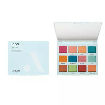 ABSOLUTE NEW YORK Палетка теней для век ICON EYESHADOW PALETTE