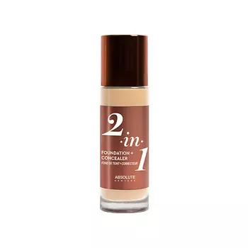 ABSOLUTE NEW YORK Тональная основа + консилер 2 В 1 2-IN-1 FOUNDATION + CONCEALER