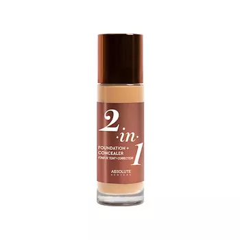 ABSOLUTE NEW YORK Тональная основа + консилер 2 В 1 2-IN-1 FOUNDATION + CONCEALER