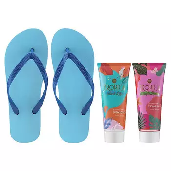ACCENTRA Подарочный набор Tropica + Шлепанцы