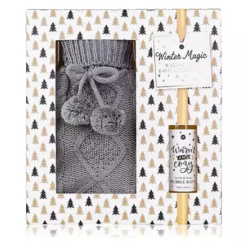ACCENTRA Подарочный набор Winter Magic с вязаными носочками