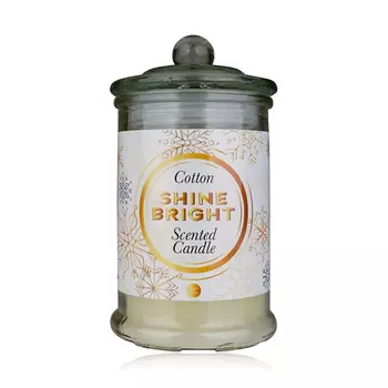 ACCENTRA Свеча Shine Bright в стеклянном стакане с крышкой