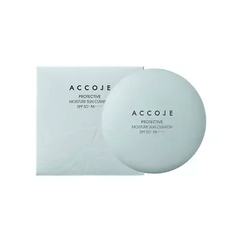 ACCOJE Солнцезащитный увлажняющий кушон SPF50 Protective Moisture Sun Cushion