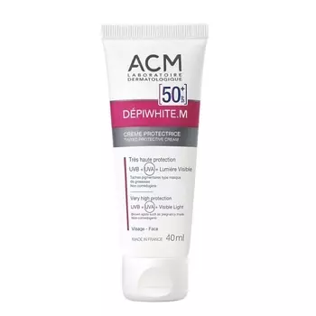 ACM LABORATOIRE DERMATOLOGIQUE Крем защитный для лица Depiwhite M SPF 50+ 40.0
