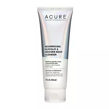 ACURE Крем-пенка для умывания Гликолевая кислота и Корень единорога