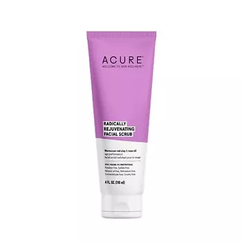 ACURE Скраб для лица с Марокканской красной глиной и Розовым маслом