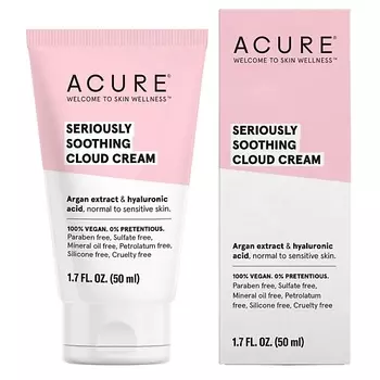 ACURE Воздушный крем экстракт арганы и гиалуроновая кислота Seriously Soothing