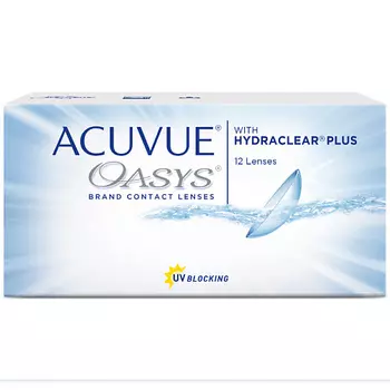 ACUVUE Двухнедельные контактные линзы ACUVUE OASYS with HYDRACLEAR PLUS 12 шт.