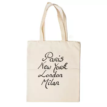 АДЕЛЬ Сумка шоппер тканевая с принтом Города