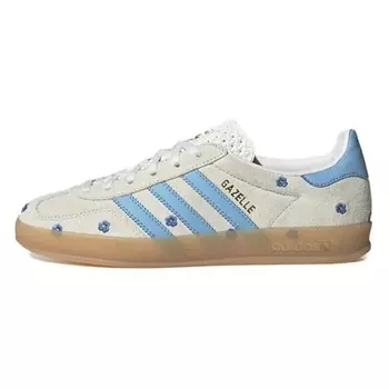 ADIDAS ORIGINAL Кроссовки GAZELLE Indoor Floral 'White Blue' Women's