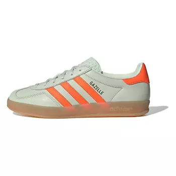 ADIDAS ORIGINAL Кроссовки Gazelle Indoor Linen Green Solar Orange Women's