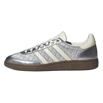 ADIDAS ORIGINAL Кроссовки Handball Spezial Silver Metallic Cream White Gum Women's